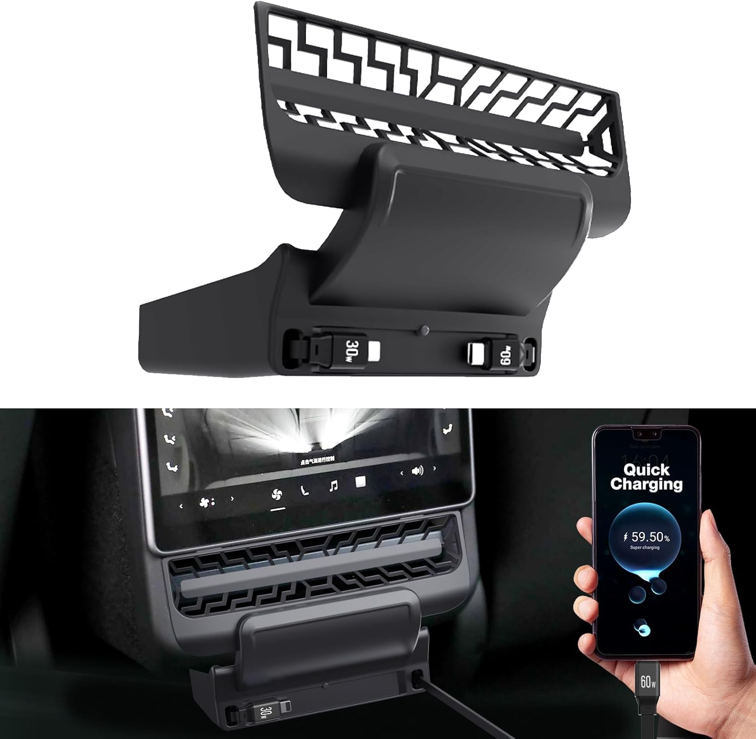 Docking Station Usb C - Per Tesla Model 3/Y 2021-2023, Stazione