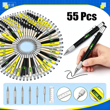 Tech Office Engineer - Set di 55 Penne Multifunzione in
