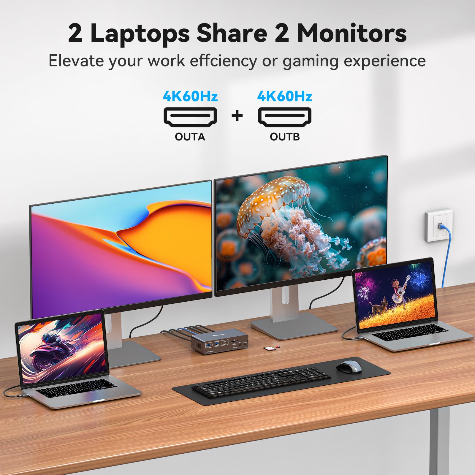 Switch KVM USB C 2 monitor 2 c - Docking Station Usb C recensione e prezzo