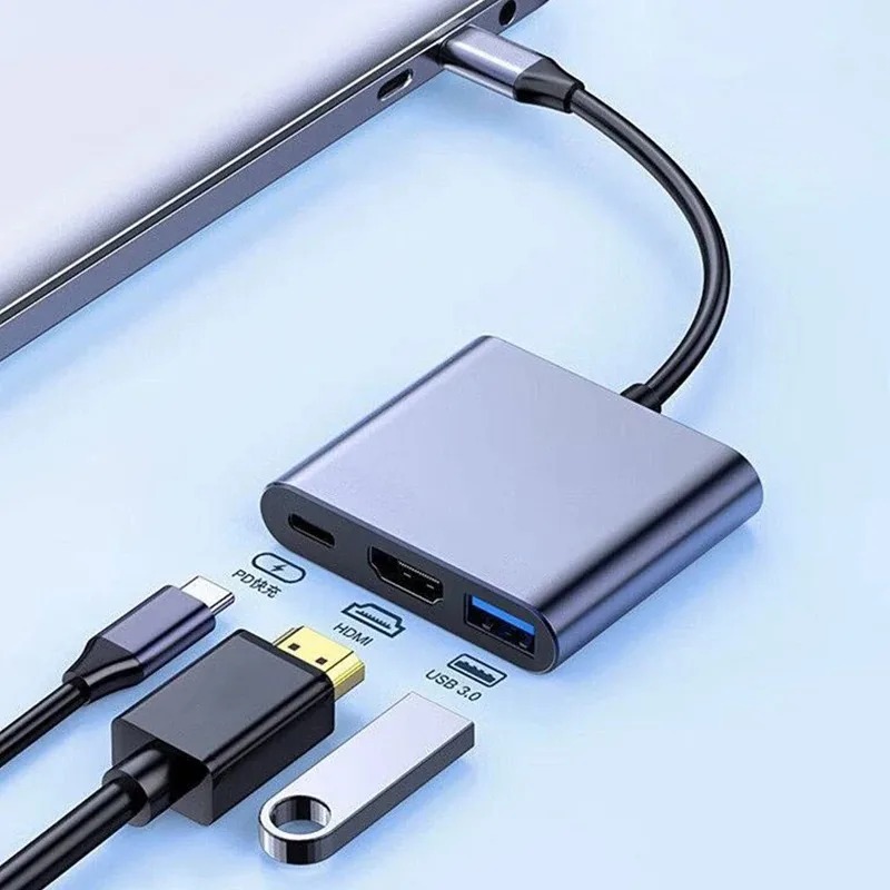 USB C HUB 3in1 Tipo C 3.0 a Do - Docking Station Usb C recensione e prezzo