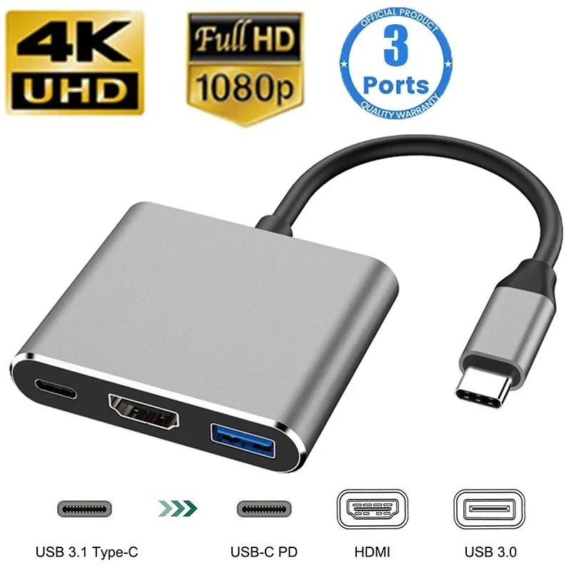 USB C HUB 3in1 Tipo C 3.0 a Do - Docking Station Usb C recensione e prezzo